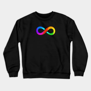 Neurodiversity, The rainbow infinity sign Crewneck Sweatshirt